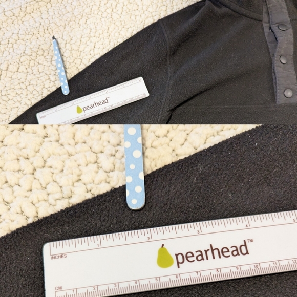 Patagonia Micro D Snap T Fleece Pullover  Black Size M - Picture 4 of 14